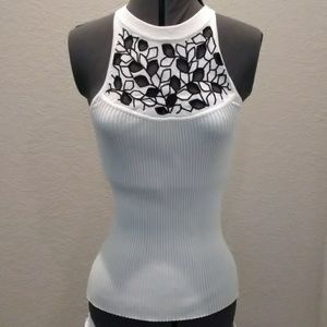 Sleeveless soft knit top